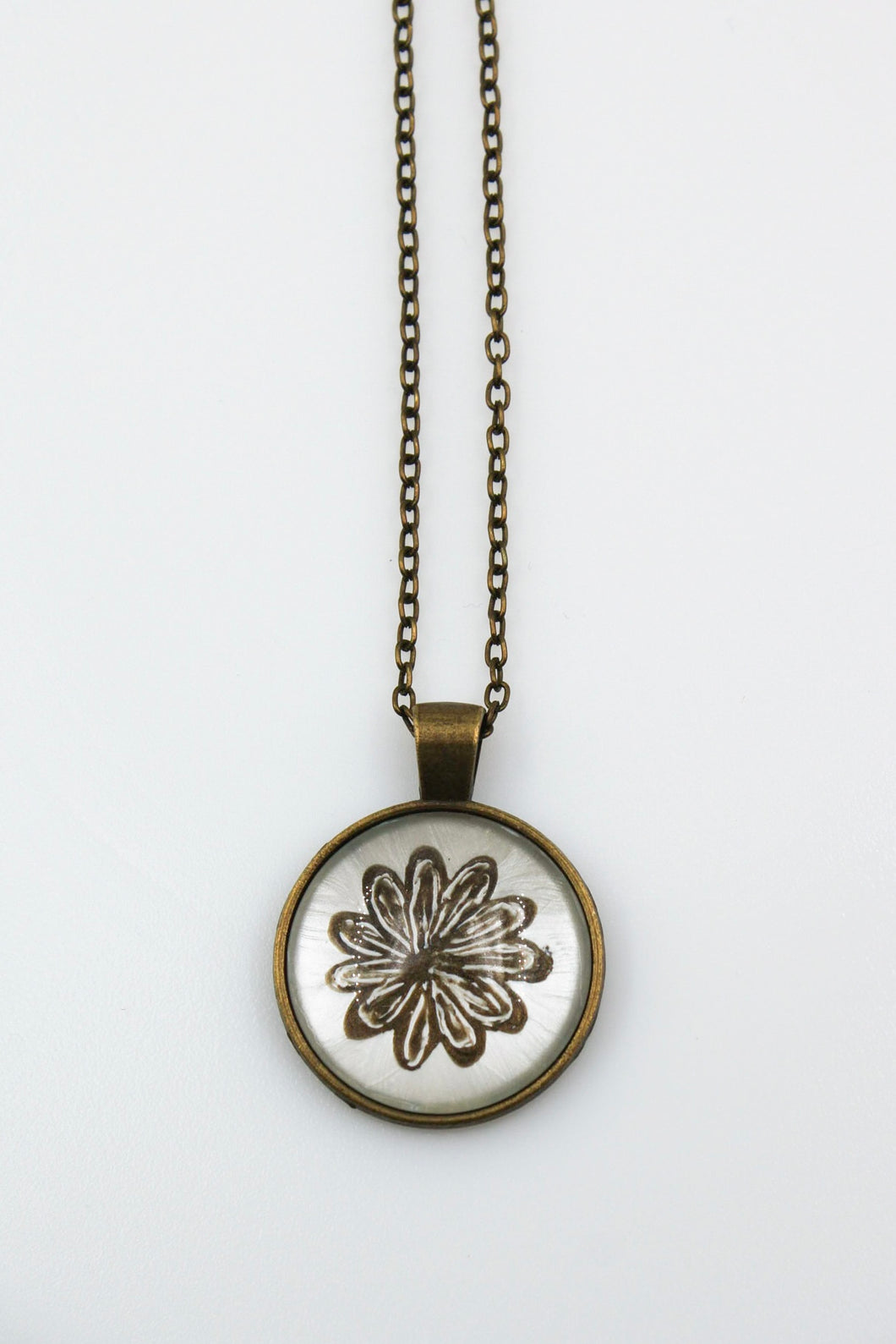 Goldflower Necklace White Large
