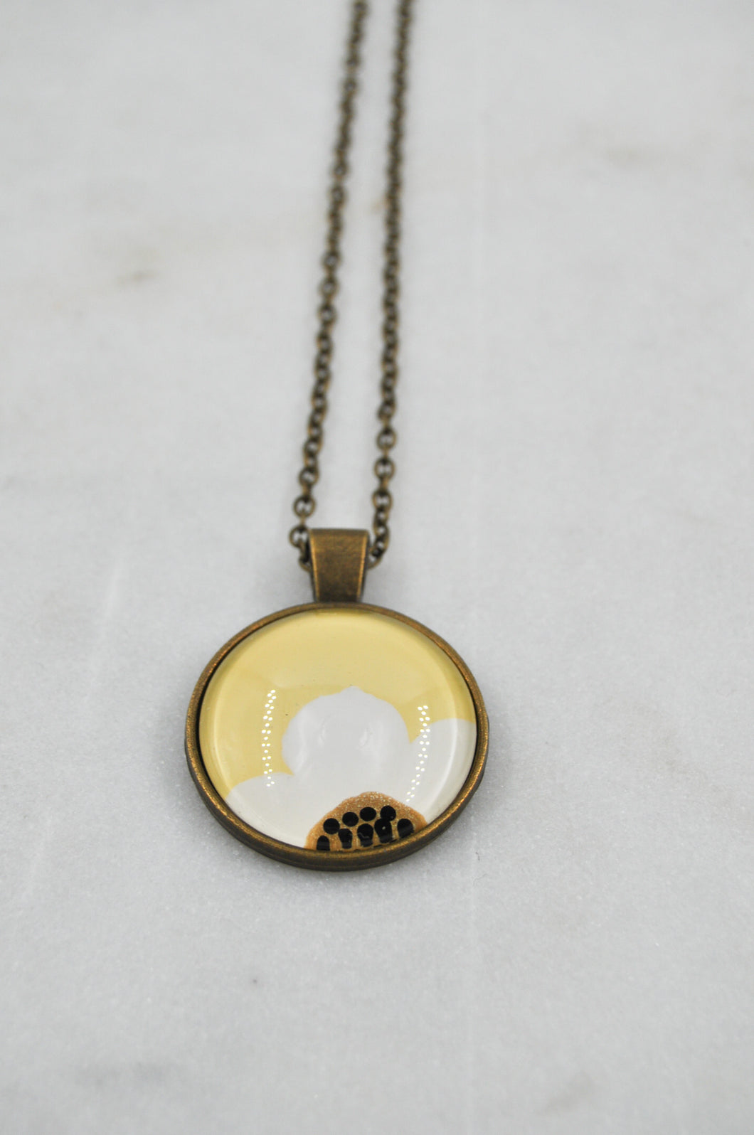 Wildflower Necklace Light Yellow Large