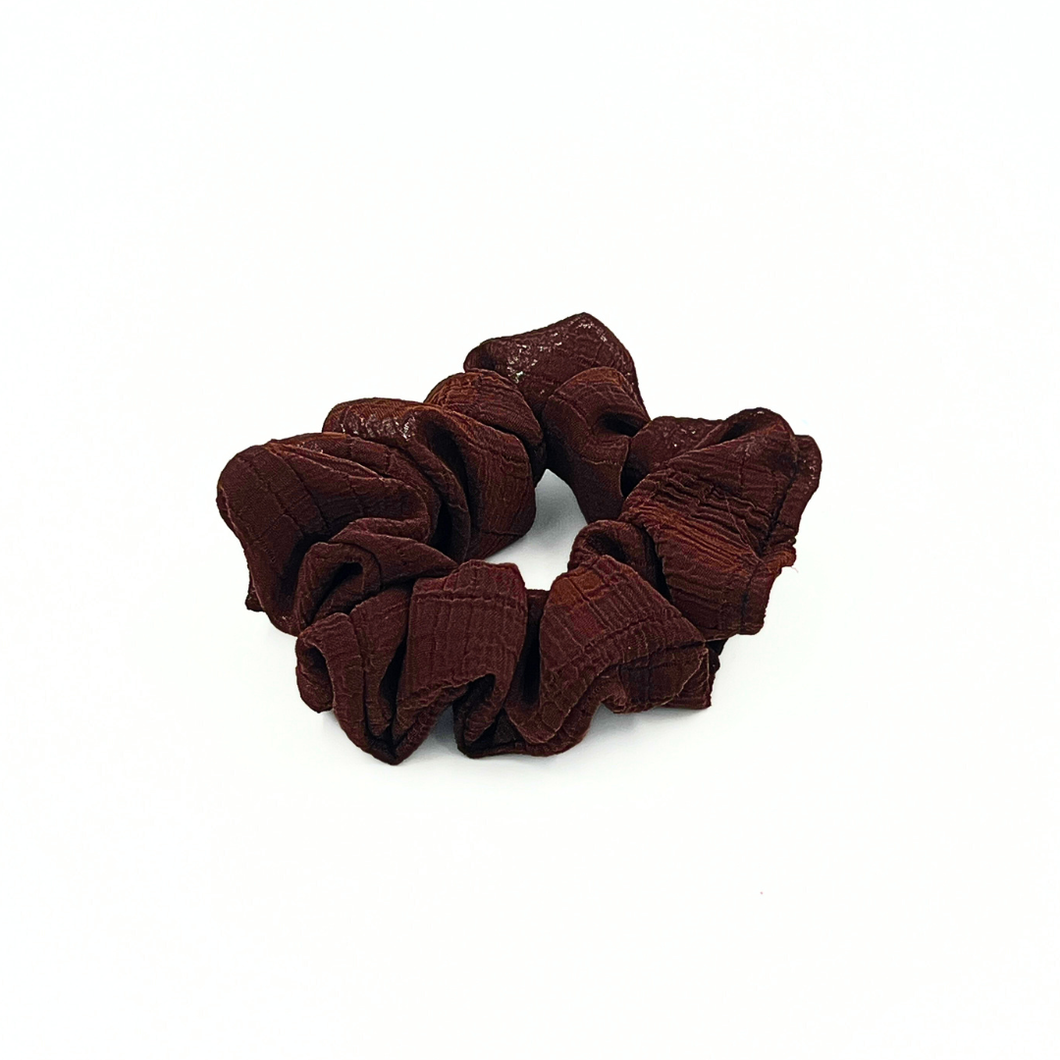 Georgette scrunchie Mocha