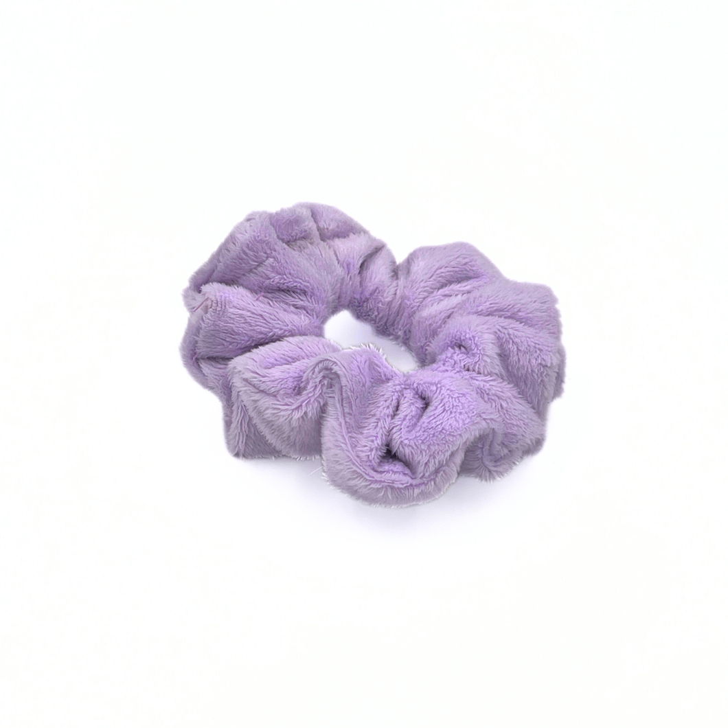 Fluffy Scrunchie Purple