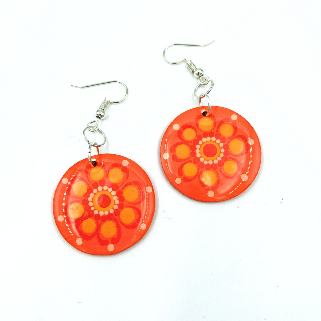 Asia Dots Orange Medium