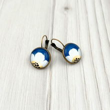 Ladda upp bild till gallerivisning, Wildflower Hanging Earring Admiral Blue
