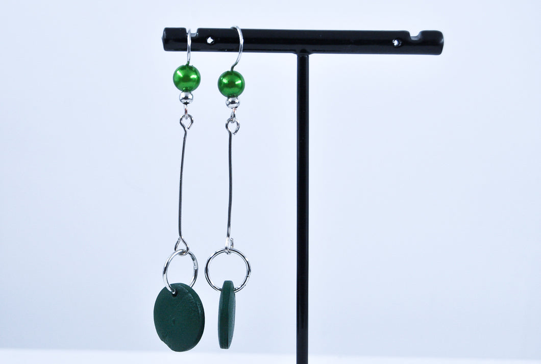 Colorsplash Long Earring, Green