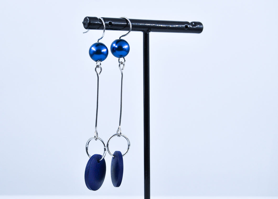 Colorsplash Long Earring, Blue