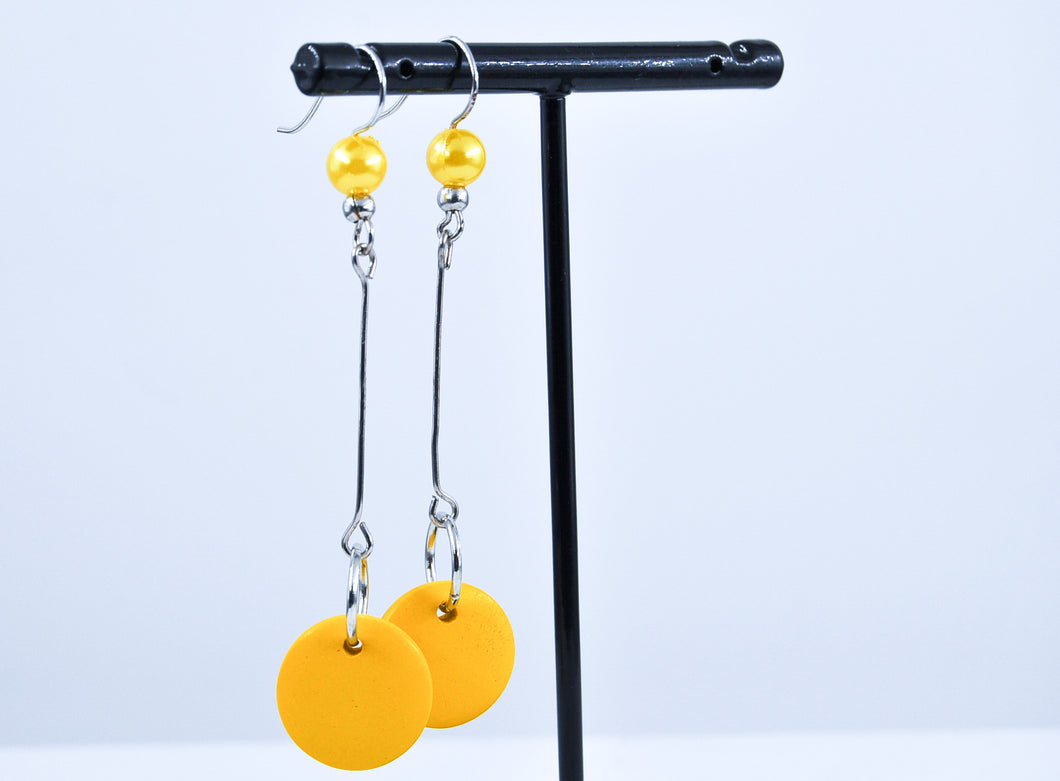 Colorsplash Long Earring, Yellow