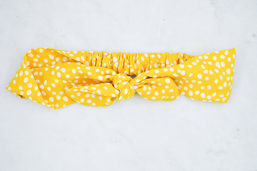 Headband Bow Dots