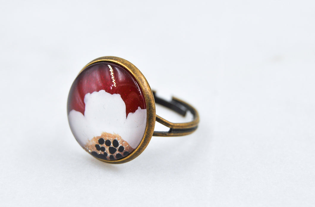 Wildflower Ring Red