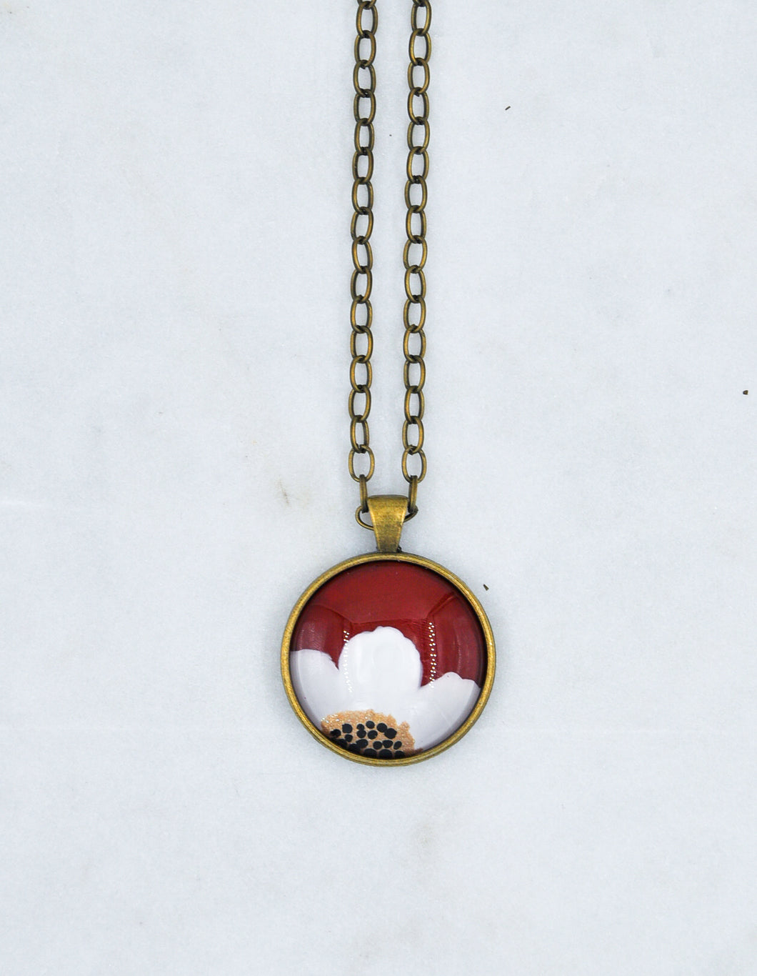 Wildflower Necklace Medium Red