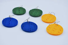 Ladda upp bild till gallerivisning, Clay Dot Earring Blue
