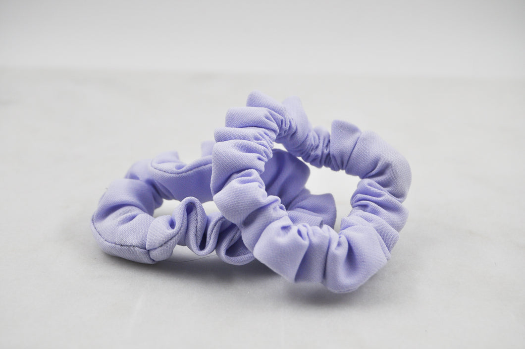 Scrunchie Mini Pastel Purple, 2-pack