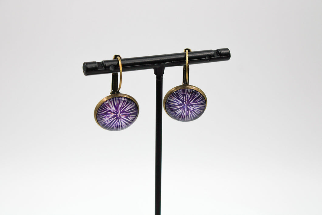 Stargaze Hanging Earring Aubergine