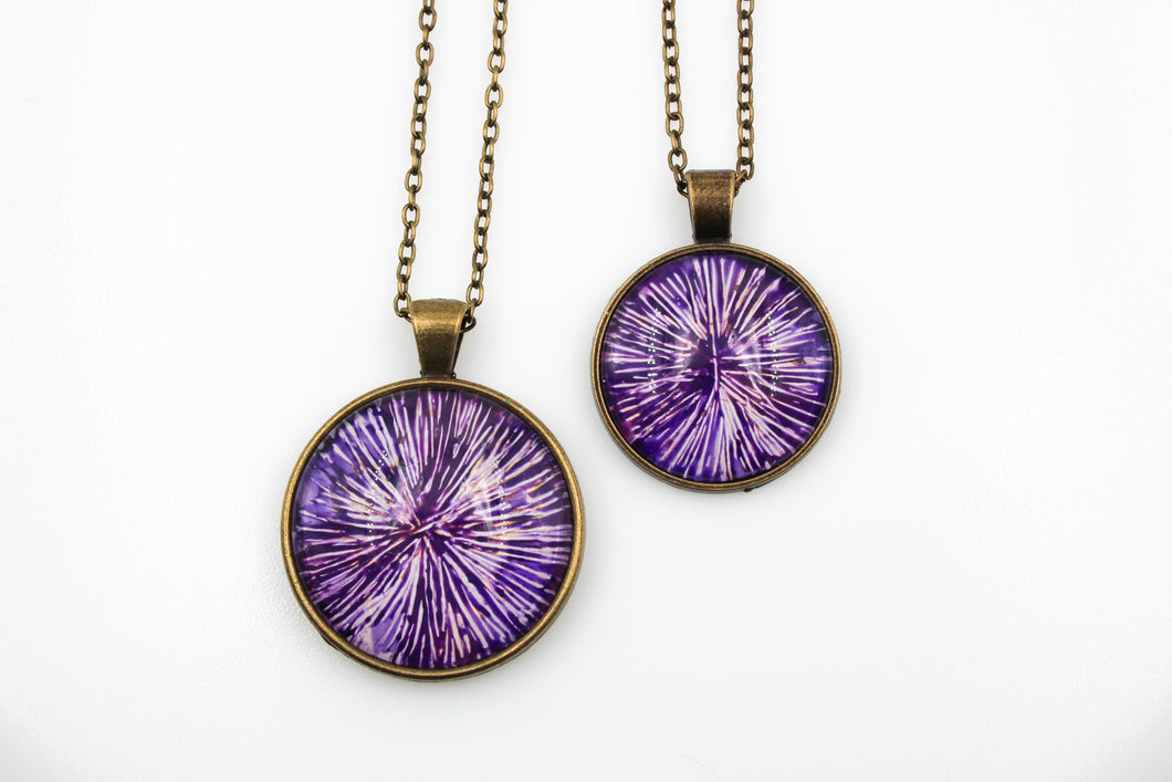 Stargaze Necklace Large Aubergine