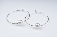 Ladda upp bild till gallerivisning, Hoops White silver
