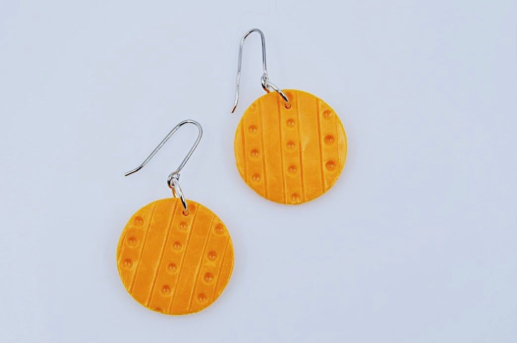 Clay Dot Earring Yellow