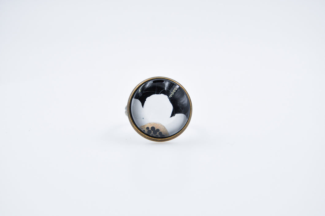 Wildflower Ring Black