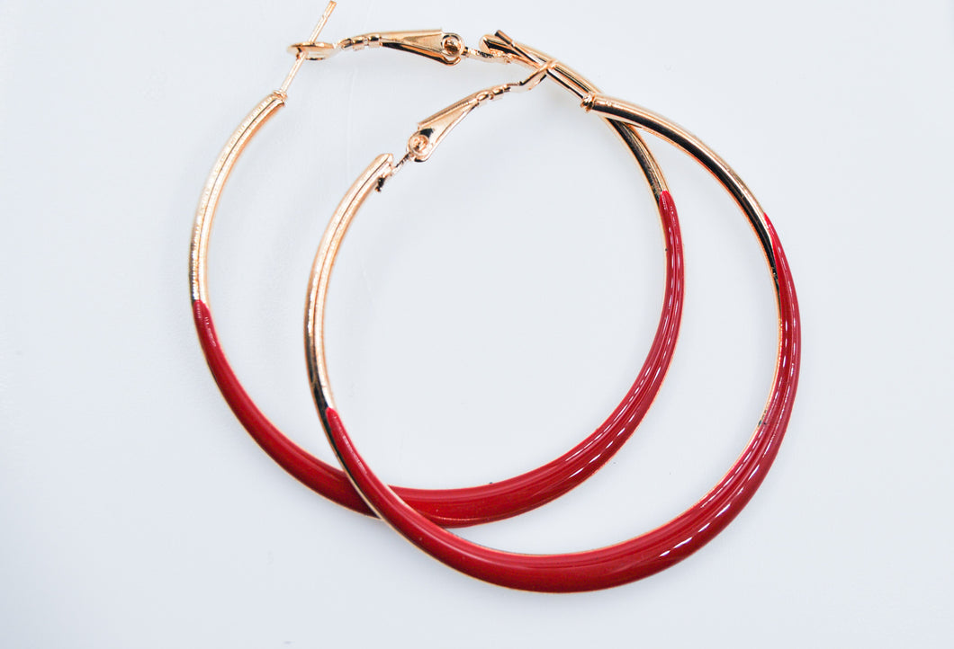 Color Hoops red