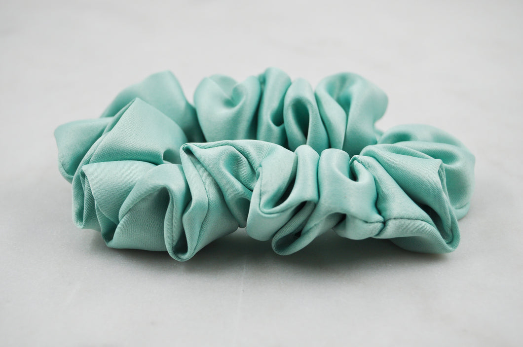 Scrunchie Pastel Green Satin