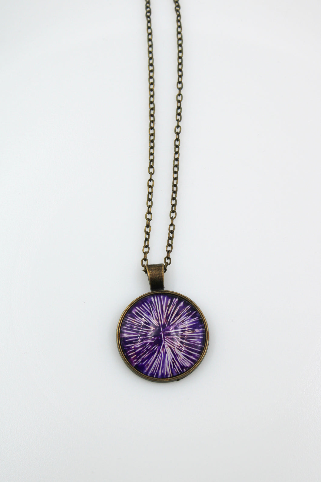 Stargaze Necklace Medium Aubergine